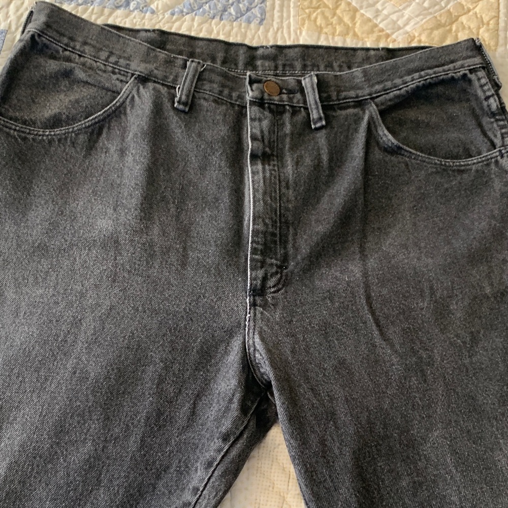 Rustler Men's Dark Gray Relaxed Jeans